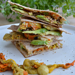 Quesadillas with Zucchini Flower