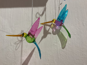 
                  
                    Blown glass humingbird
                  
                