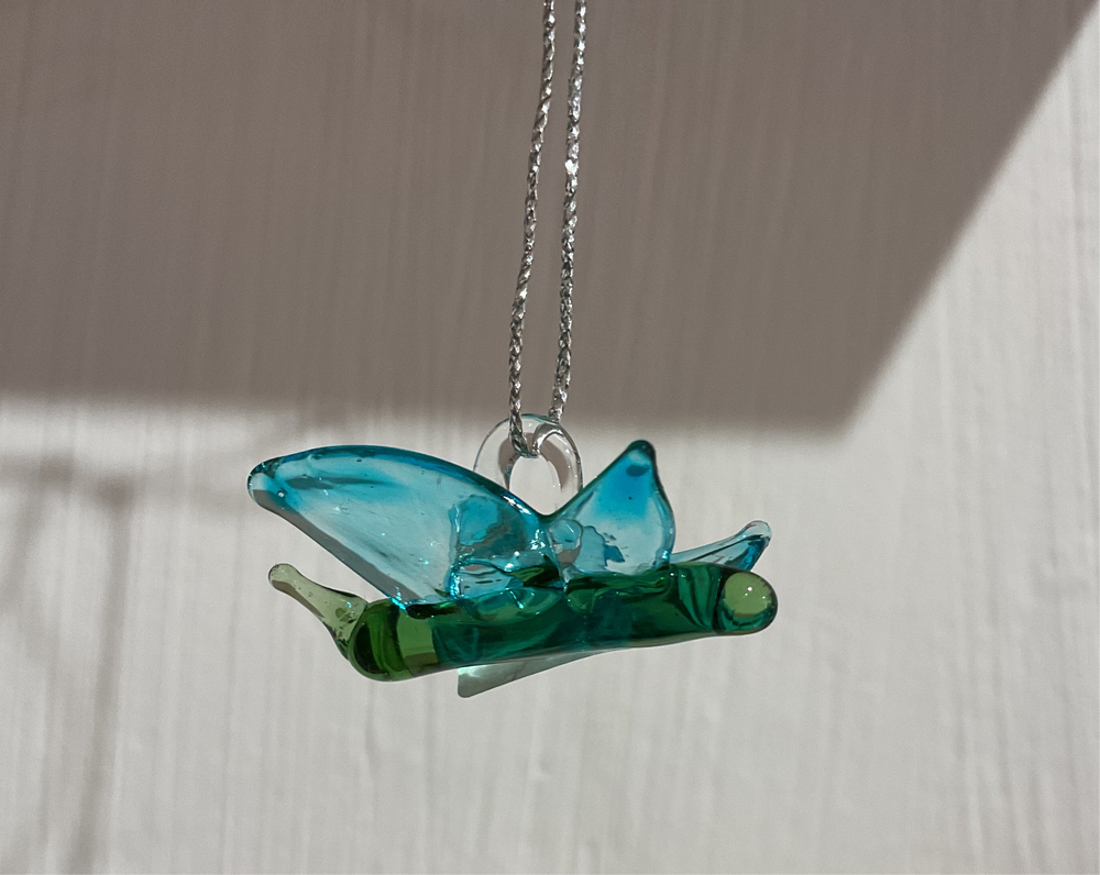 Blown glass butterflies