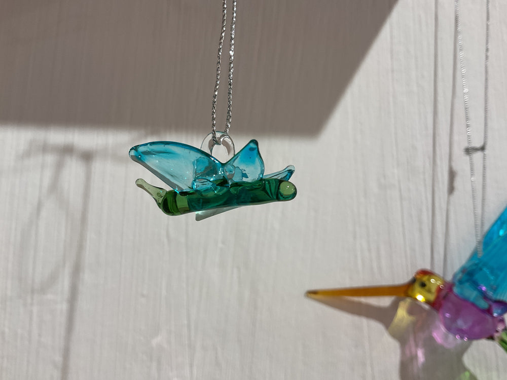 Blown glass butterflies