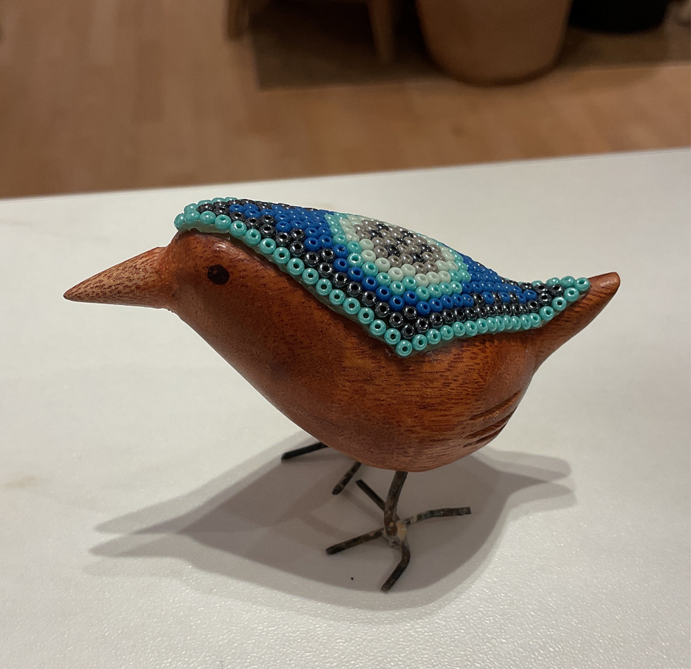 Huichol Wooden Bird