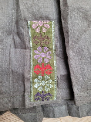 
                  
                    Linen Olive Dress
                  
                