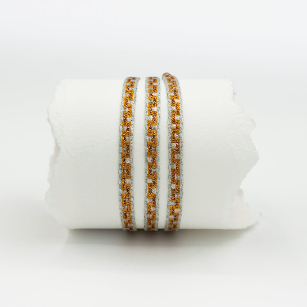 AZUA Triple Bracelet with Orange & White Shades