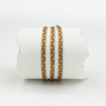 AZUA Triple Bracelet with Orange & White Shades